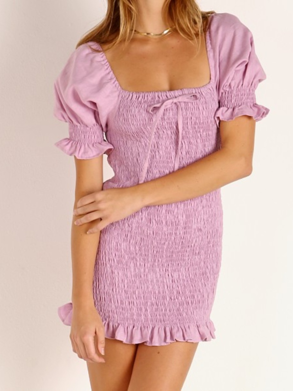 NWT Faithfull the Brand Annibelis Mini Dress